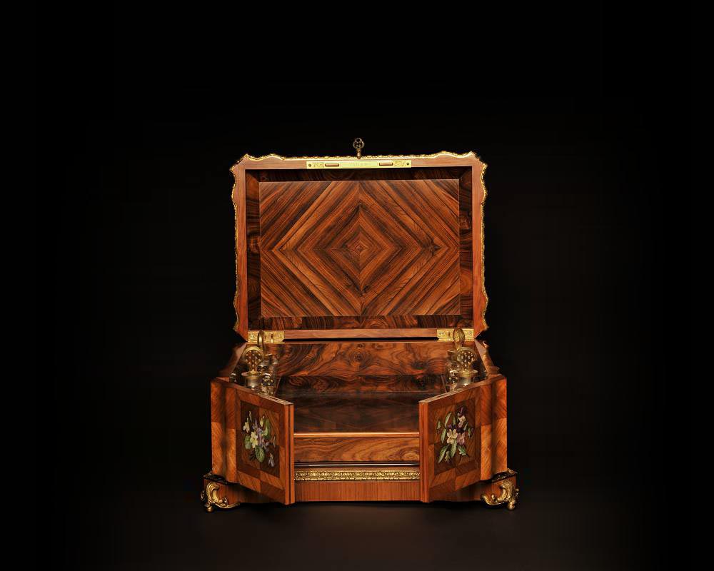 Maison TAHAN and Julien-Nicolas RIVART (1802-1867) - Perfume box decorated with porcelain marquetry Maison TAHAN and Julien-Nicolas RIVART (1802-1867) - Perfume box decorated with porcelain marquetry-2
