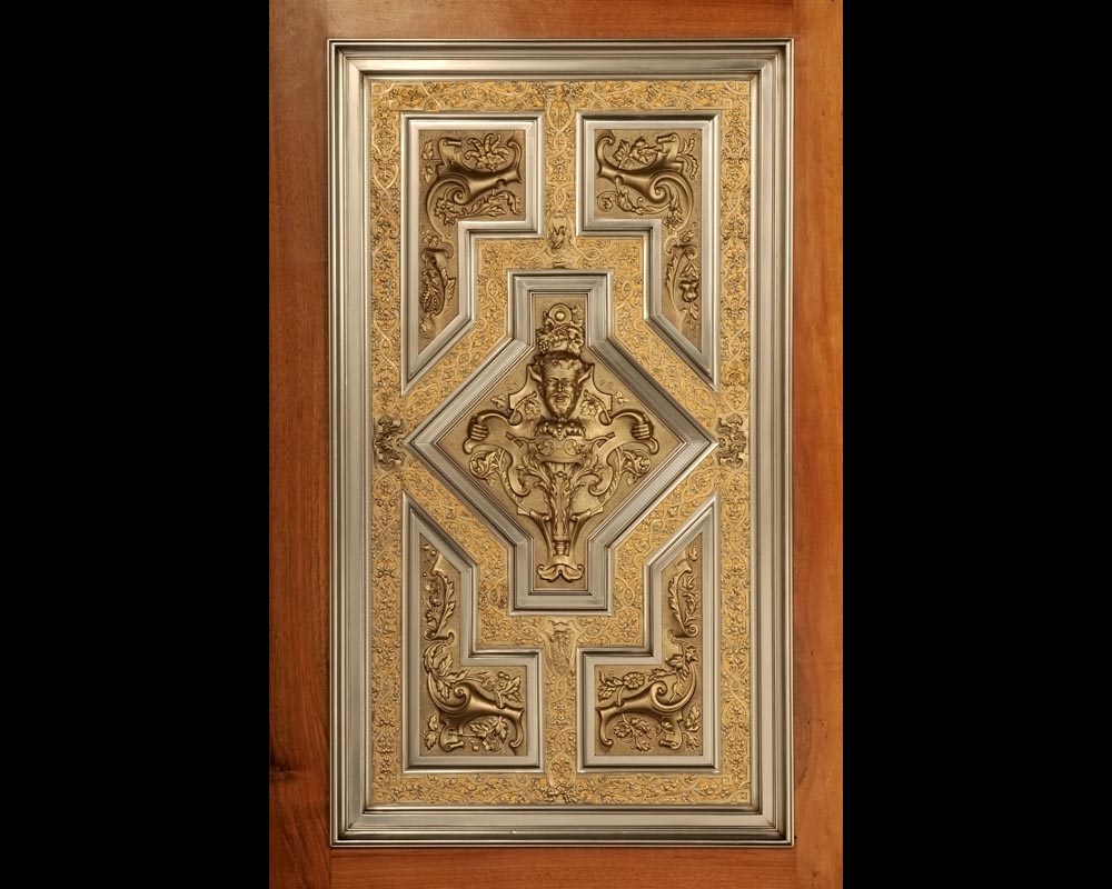 BERGUE Adolphe, An Exceptional Pair of Neo-Renaissance Doors BERGUE Adolphe, An Exceptional Pair of Neo-Renaissance Doors-4