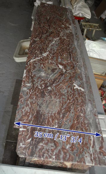 Transition style fireplace with bronze ornaments Transition style fireplace with bronze ornaments-7