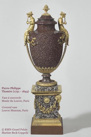 A pair of giltbronze mounted Sea Green marble covered vases with Egyptian women A pair of giltbronze mounted Sea Green marble covered vases with Egyptian women-6