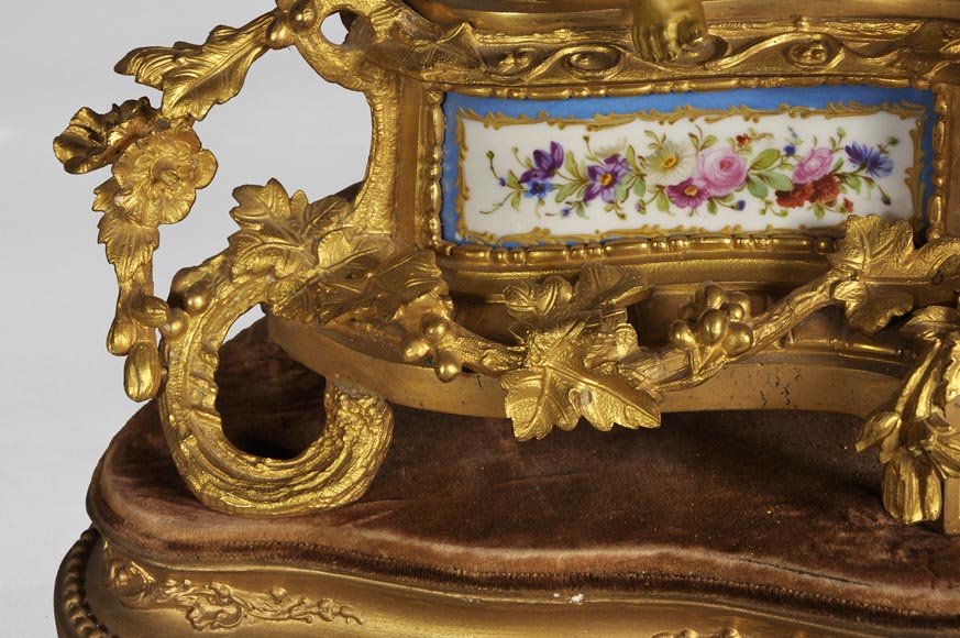 MIROY Frères - Beautiful antique clock with musicians putti MIROY Frères - Beautiful antique clock with musicians putti -5