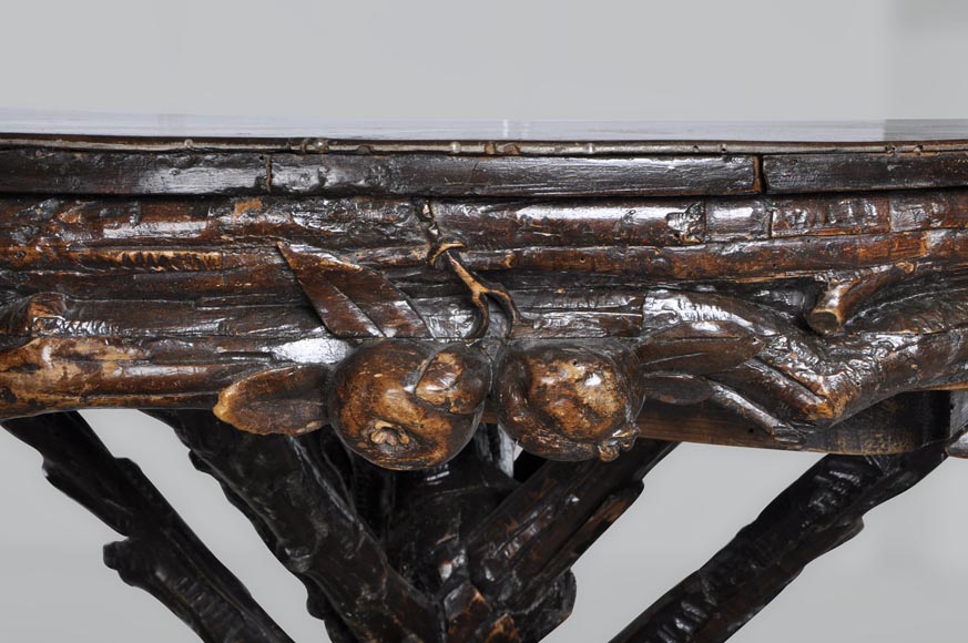 Matthew (1815-1889) and Willem (1816-1881) HORRIX (attrib. to) Important dining room set in "Black Forest" style Matthew (1815-1889) and Willem (1816-1881) HORRIX (attrib. to) Important dining room set in "Black Forest" style-2