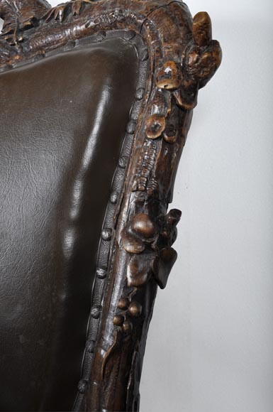 Matthew (1815-1889) and Willem (1816-1881) HORRIX (attrib. to) Important dining room set in "Black Forest" style Matthew (1815-1889) and Willem (1816-1881) HORRIX (attrib. to) Important dining room set in "Black Forest" style-7