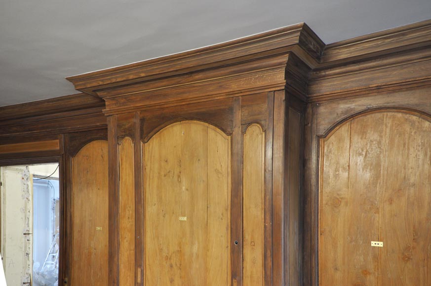 18th century oak and fir wood paneled room 18th century oak and fir wood paneled room-9