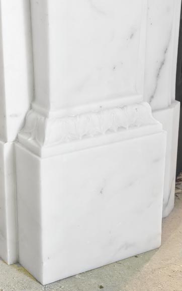 Empire-style fireplace in semi-statuary marble Empire-style fireplace in semi-statuary marble-8