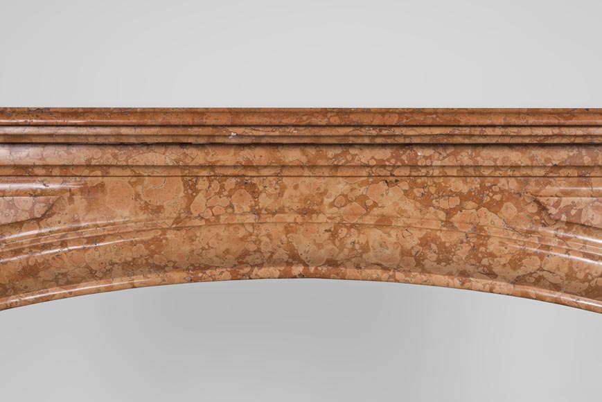 An antique Louis XIV style fireplace made out of Rosso di Verona marble An antique Louis XIV style fireplace made out of Rosso di Verona marble-1