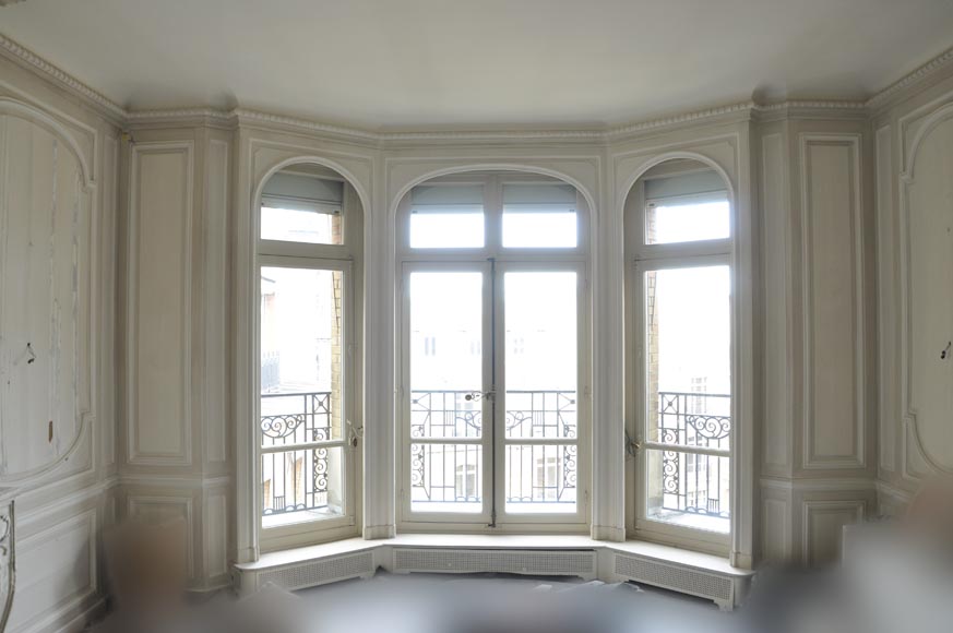 Antique paneled room Antique paneled room-12