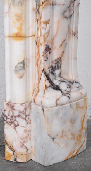 Louis XV style fireplace in Breccia Nuvolata marble Louis XV style fireplace in Breccia Nuvolata marble-9