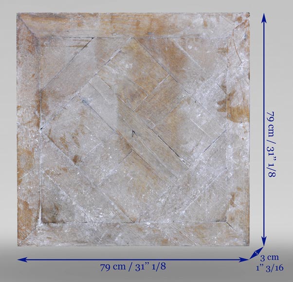 Antique parquet flooring Soubise in oak Antique parquet flooring Soubise in oak-14