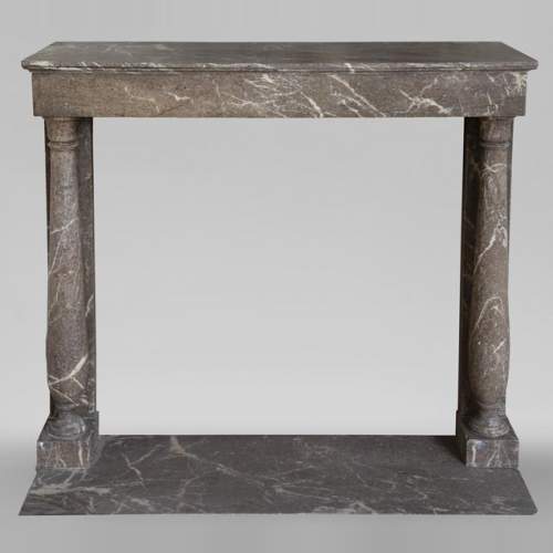 Antique Directoire style fireplace with detached columns