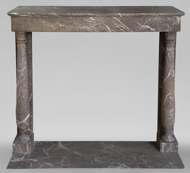 Antique Directoire style fireplace with detached columns Antique Directoire style fireplace with detached columns-0