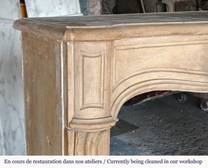 Louis XV period stone mantel Louis XV period stone mantel-3