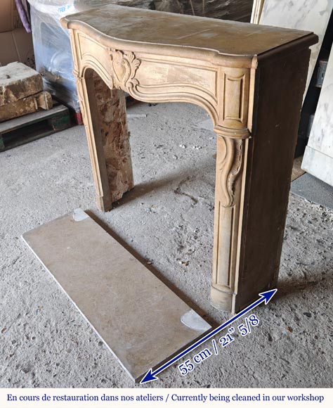 Louis XV period stone mantel Louis XV period stone mantel-6