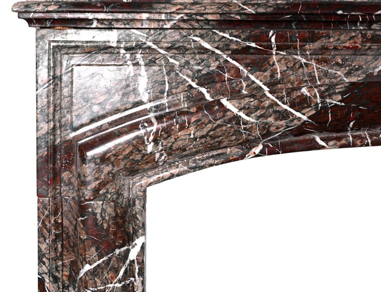 Campan marble fireplace in the Louis XIV style, with bronzes after Clodion Campan marble fireplace in the Louis XIV style, with bronzes after Clodion-8