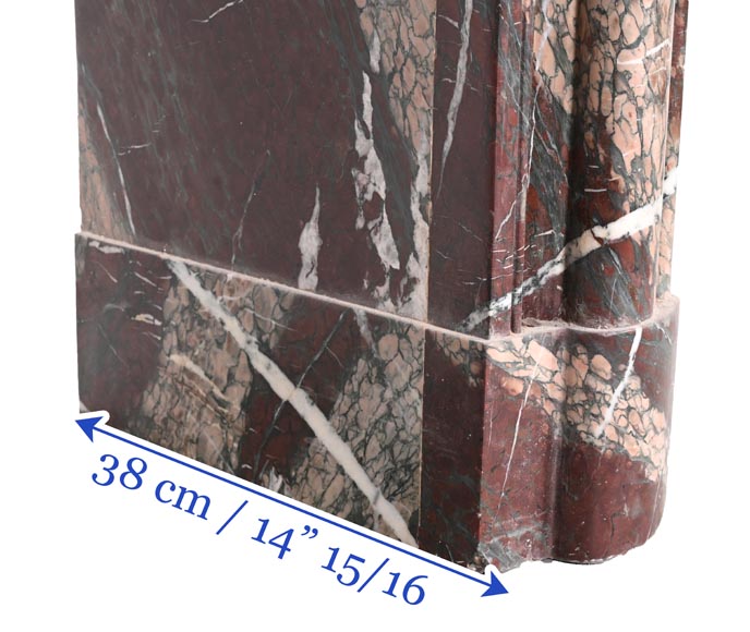 Campan marble fireplace in the Louis XIV style, with bronzes after Clodion Campan marble fireplace in the Louis XIV style, with bronzes after Clodion-12