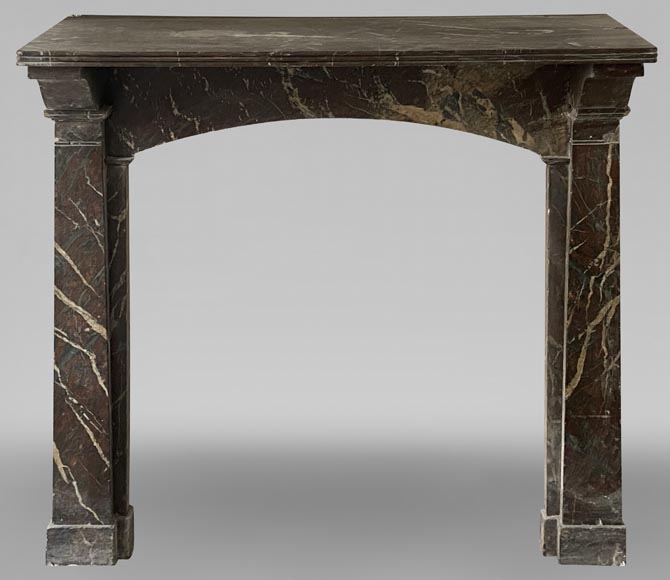 Napoleon III style fireplace in Campan marble with modillions Napoleon III style fireplace in Campan marble with modillions-0