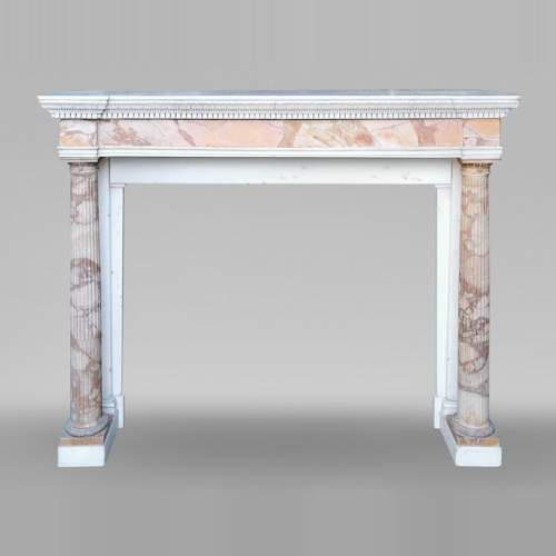 Beautiful Louis XVI period fireplace with detached columns