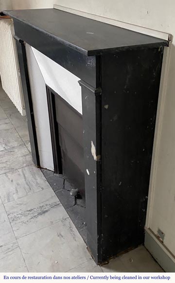 Small mantel in Black marble Small mantel in Black marble-3