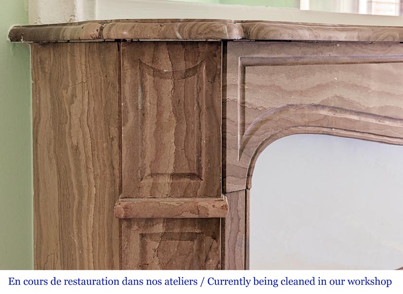 Lunel stone mantel model Pompadour Lunel stone mantel model Pompadour-3