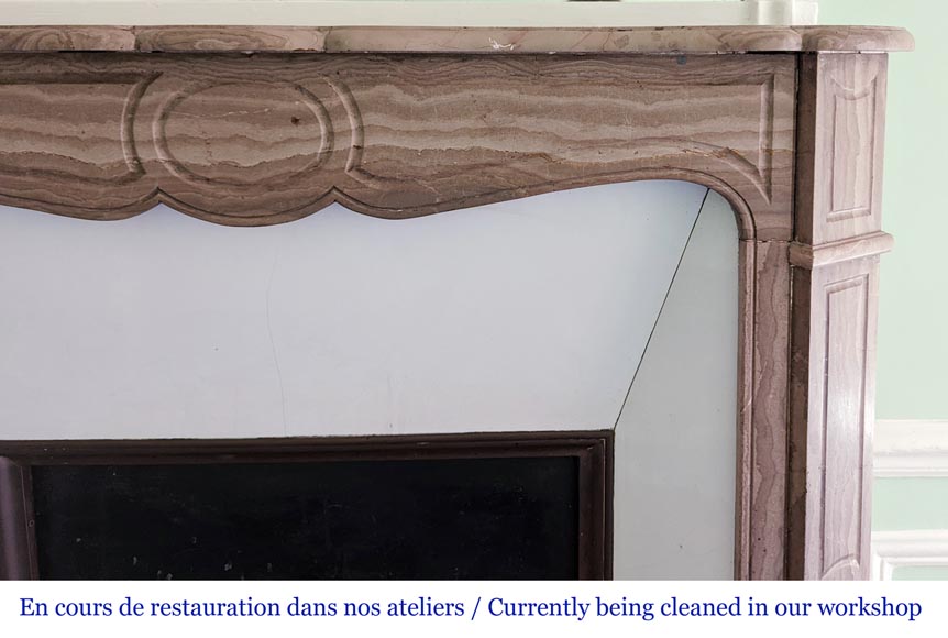 Lunel stone mantel model Pompadour Lunel stone mantel model Pompadour-6