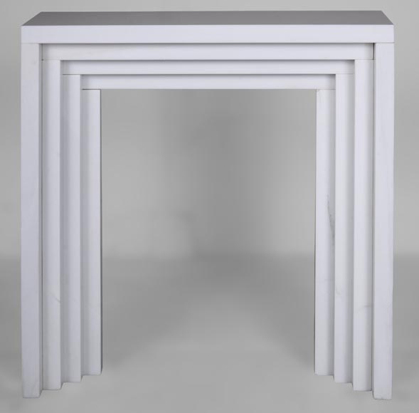 Modern fireplace in Art Deco style Modern fireplace in Art Deco style-0