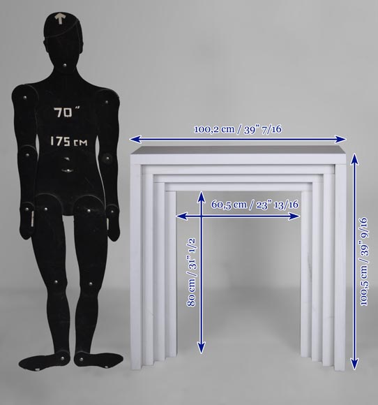 Modern fireplace in Art Deco style Modern fireplace in Art Deco style-10