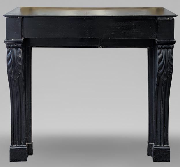 Fine Black marble Modillion mantel Fine Black marble Modillion mantel-0