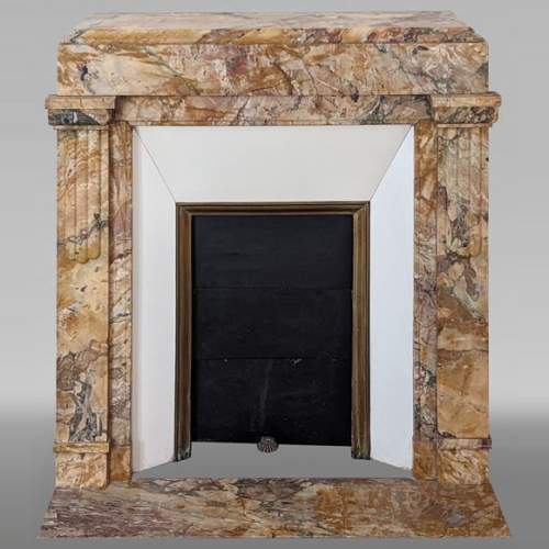 Art déco style mantel in Brèche de Médous