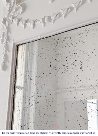 Louis XVI style wood mantel decorated with a mythological scene Louis XVI style wood mantel decorated with a mythological scene-5