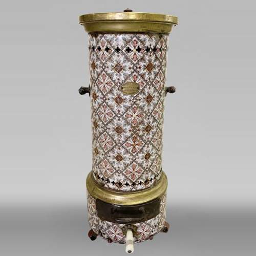 Antique polychrome stove