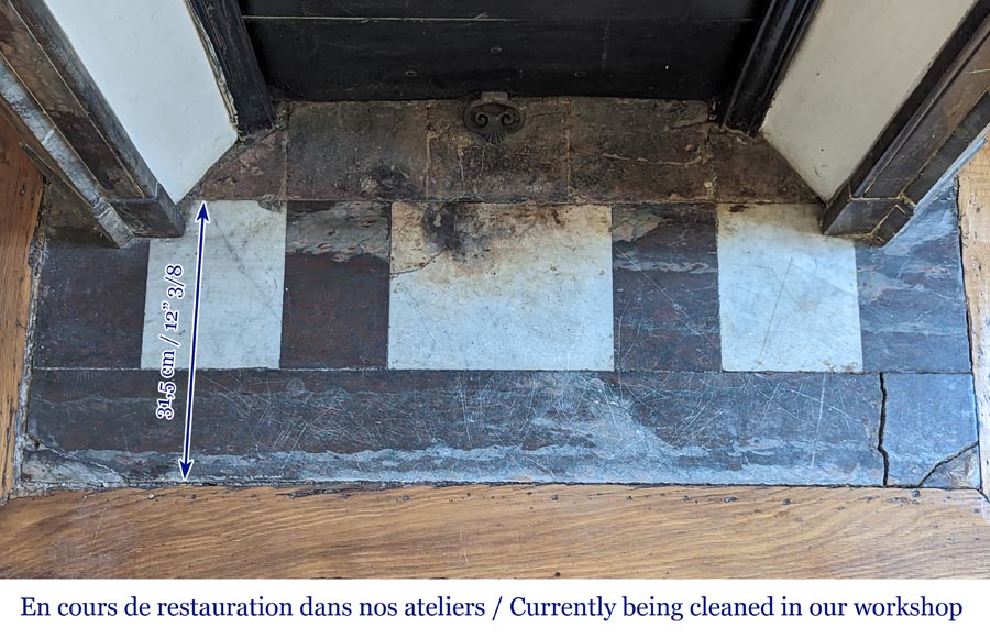 Louis XV style Pompadour mantel in Campan marble Louis XV style Pompadour mantel in Campan marble-8