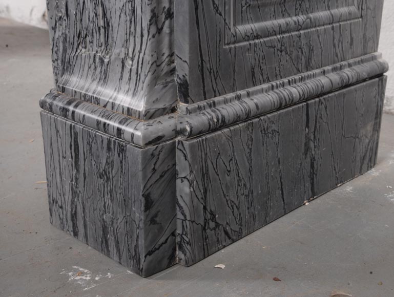 Louis XVI style mantelpiece in Bleu Fleuri marble Louis XVI style mantelpiece in Bleu Fleuri marble-7