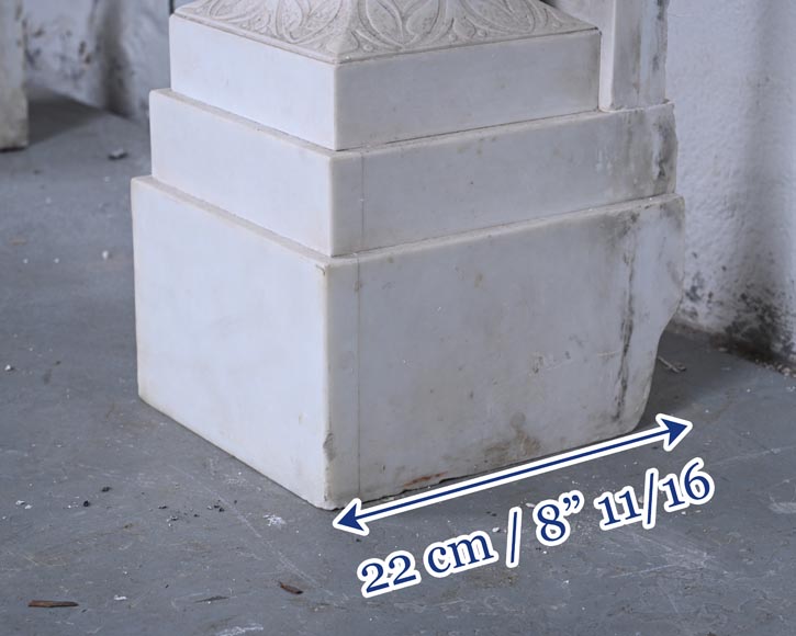 Stone column fireplace Stone column fireplace-12