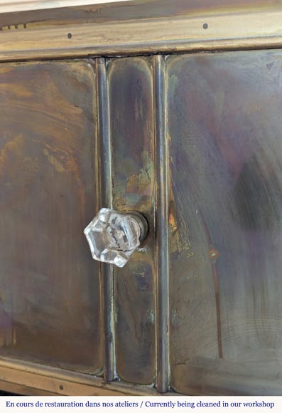 Lion-headed earthenware stove with Royal Red marble top Lion-headed earthenware stove with Royal Red marble top-4