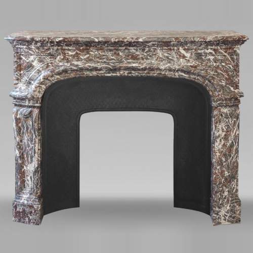 Beautiful Regency style fireplace, in a superb Royal Red with lots of veins