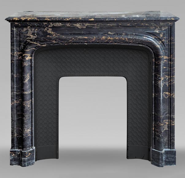 Louis XIV style mantel in Portor marble Louis XIV style mantel in Portor marble-0