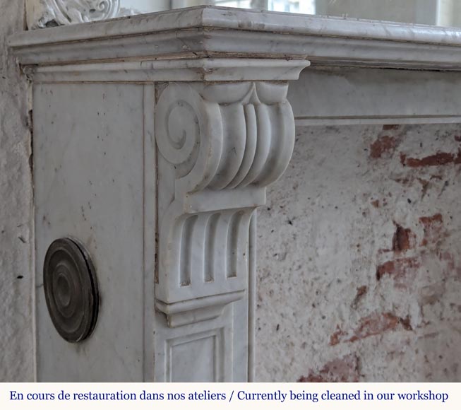 Napoleon III style marble console table Napoleon III style marble console table-1