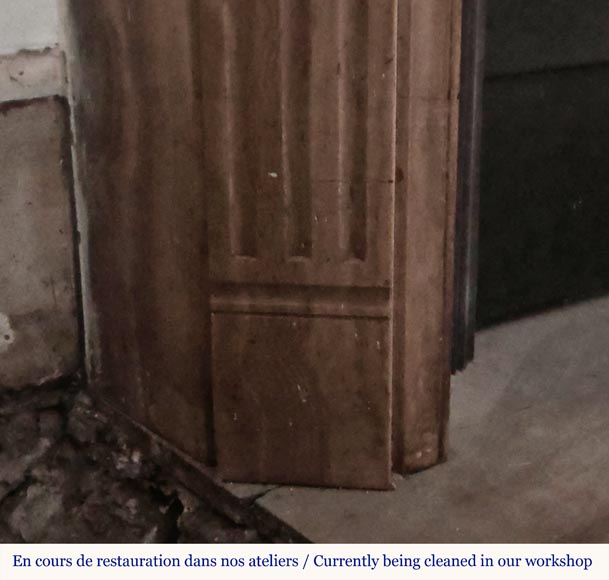 Small fireplace in Lunel marble Small fireplace in Lunel marble-4