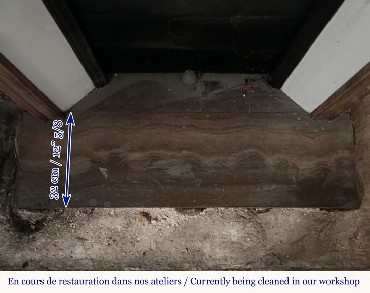 Small fireplace in Lunel marble Small fireplace in Lunel marble-8