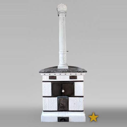 Prussian period earthenware stove, 1840