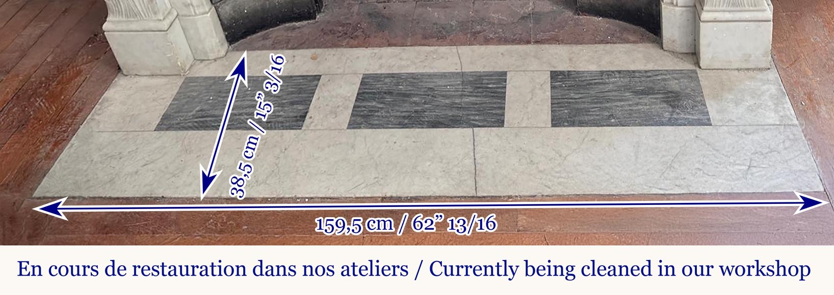 Beautiful Louis XVI style fireplace with very rich decoration, sculpted in Carrara marble Beautiful Louis XVI style fireplace with very rich decoration, sculpted in Carrara marble-9