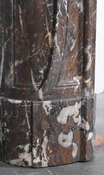 Louis XV period fireplace in red Rance marble Louis XV period fireplace in red Rance marble-7