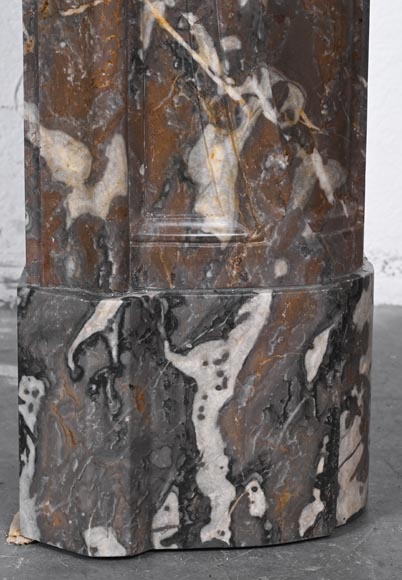 Louis XV period fireplace in red Rance marble Louis XV period fireplace in red Rance marble-10