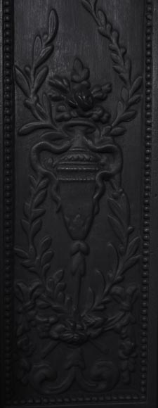 Louis XVI style fluted fireplace, in Paonazzo marble Louis XVI style fluted fireplace, in Paonazzo marble-13