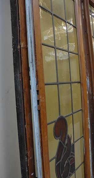 Stained glass with squirels Stained glass with squirels-10