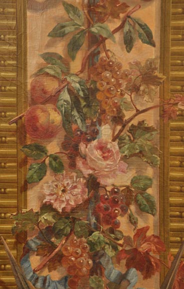 Cartoon for two entre-fenetre tapestry panels Cartoon for two entre-fenetre tapestry panels-12