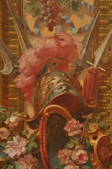 Cartoon for two entre-fenetre tapestry panels Cartoon for two entre-fenetre tapestry panels-13