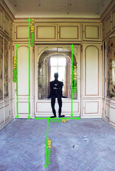 Paneled room with Coromandel lacquer panels Paneled room with Coromandel lacquer panels-15