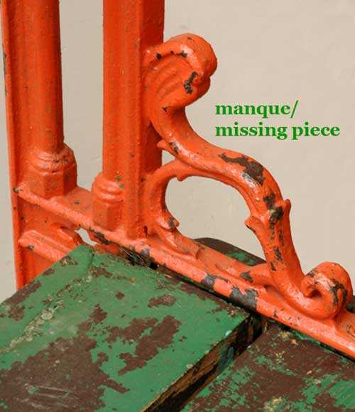 Pair of Gothic Benchs from 1860 Pair of Gothic Benchs from 1860-3