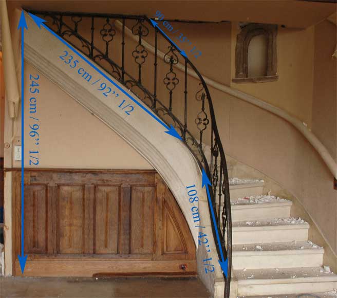 Iron Gothic style banister Iron Gothic style banister -7